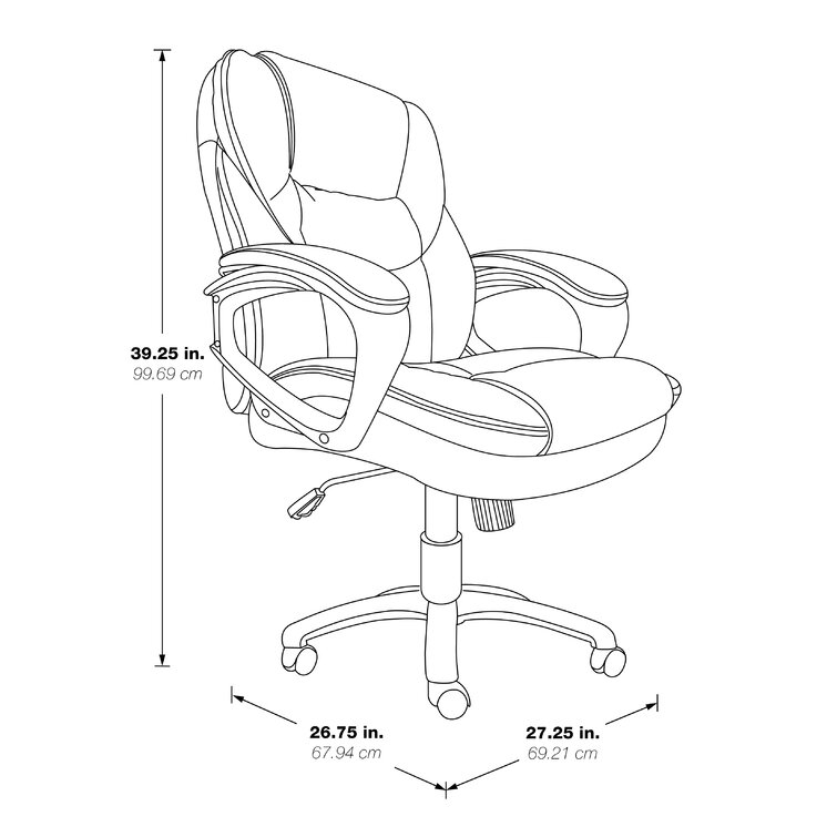 Charlton Home Musgrove Executive Chair Reviews Wayfair